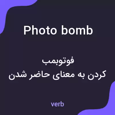 معنی photobomb به فارسی معنی photobomb به فارسی