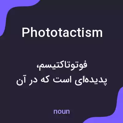 معنی phototactism به فارسی معنی phototactism به فارسی