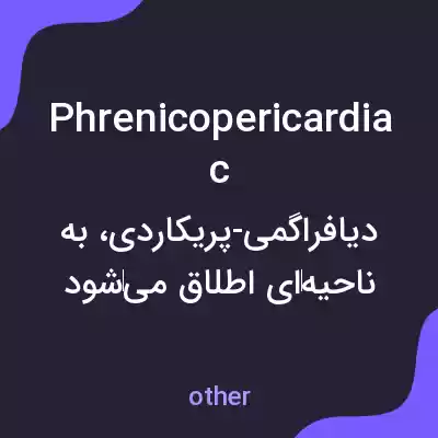 معنی phrenicopericardiac به فارسی معنی phrenicopericardiac به فارسی