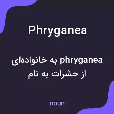 معنی phryganea به فارسی معنی phryganea به فارسی