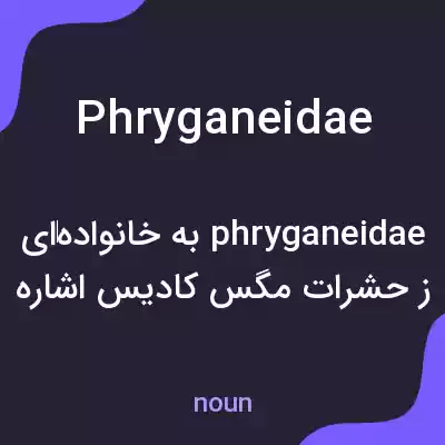 معنی phryganeidae به فارسی معنی phryganeidae به فارسی