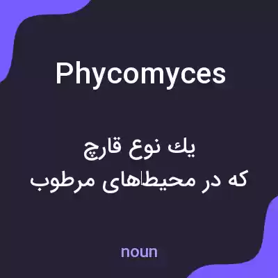 معنی phycomyces به فارسی معنی phycomyces به فارسی