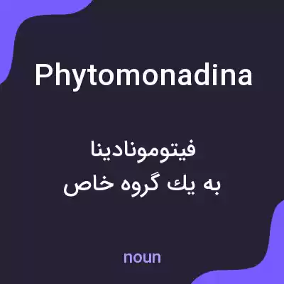 معنی phytomonadina به فارسی معنی phytomonadina به فارسی
