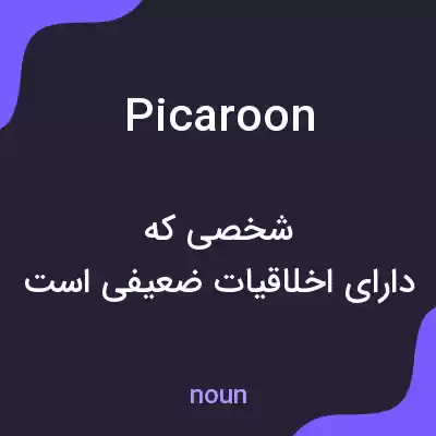 معنی picaroon به فارسی معنی picaroon به فارسی