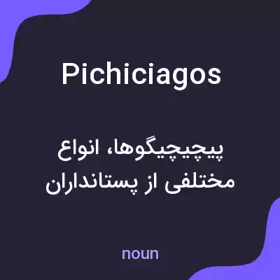 معنی pichiciagos به فارسی معنی pichiciagos به فارسی