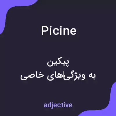 معنی picine به فارسی معنی picine به فارسی