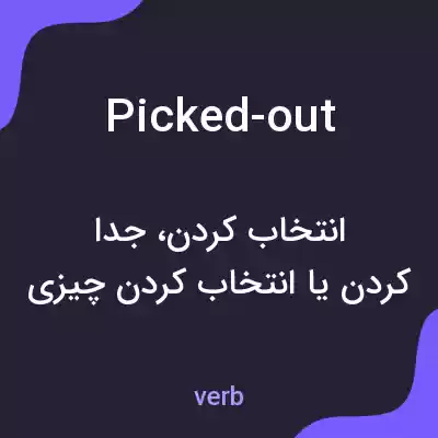 معنی picked-out به فارسی معنی picked-out به فارسی