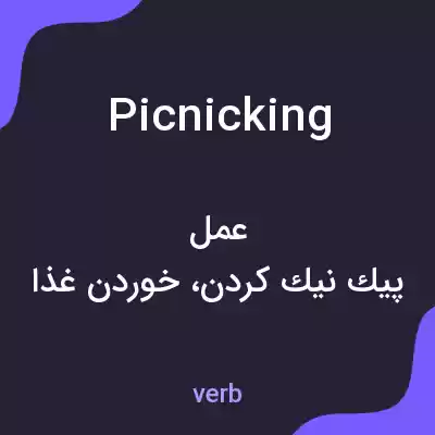 معنی picnicking به فارسی معنی picnicking به فارسی