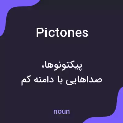معنی pictones به فارسی