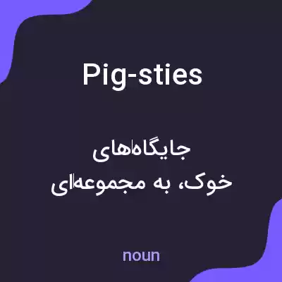 معنی pig-sties به فارسی معنی pig-sties به فارسی