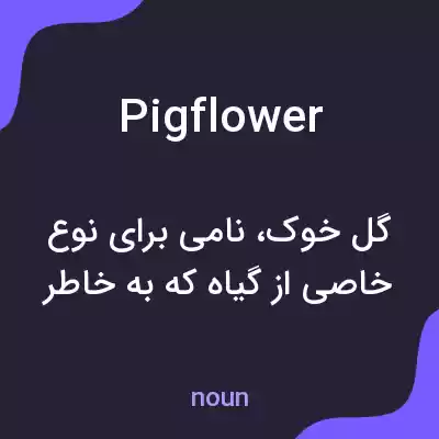 معنی pigflower به فارسی معنی pigflower به فارسی