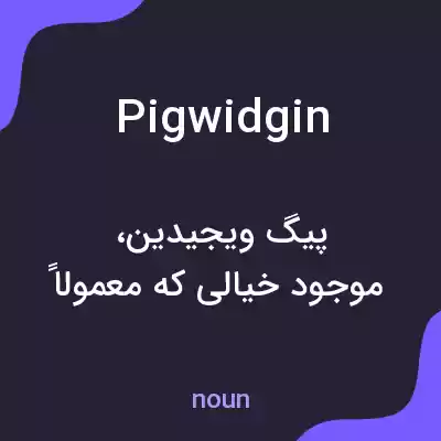 معنی pigwidgin به فارسی