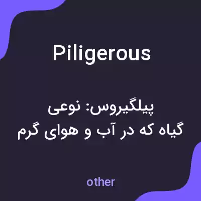 معنی piligerous به فارسی معنی piligerous به فارسی