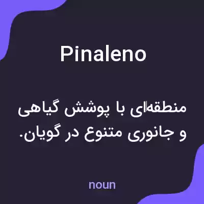 معنی pinaleno به فارسی معنی pinaleno به فارسی