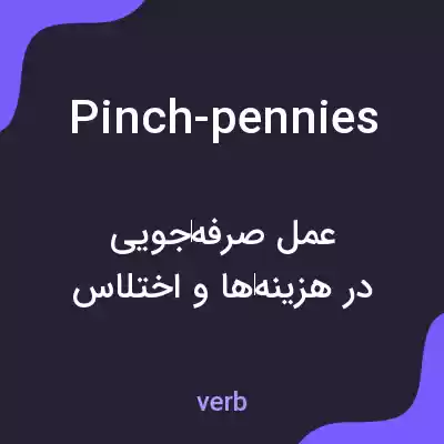معنی pinch-pennies به فارسی معنی pinch-pennies به فارسی