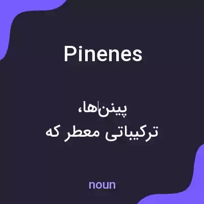 معنی pinenes به فارسی معنی pinenes به فارسی