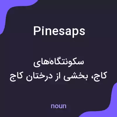 معنی pinesaps به فارسی معنی pinesaps به فارسی