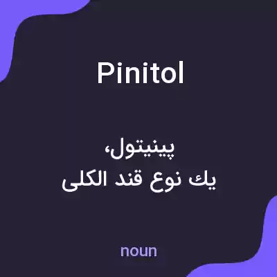 معنی pinitol به فارسی