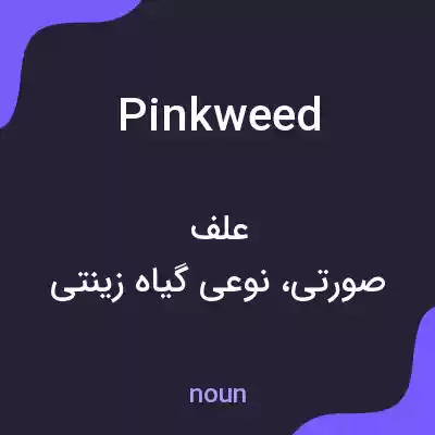 معنی pinkweed به فارسی معنی pinkweed به فارسی