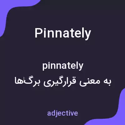 معنی pinnately به فارسی معنی pinnately به فارسی
