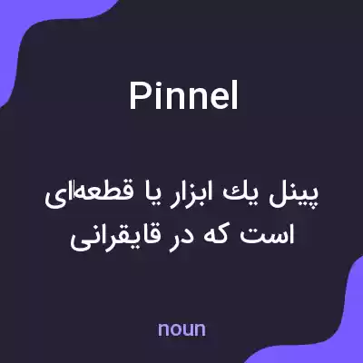 معنی pinnel به فارسی معنی pinnel به فارسی