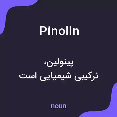 معنی pinolin به فارسی معنی pinolin به فارسی