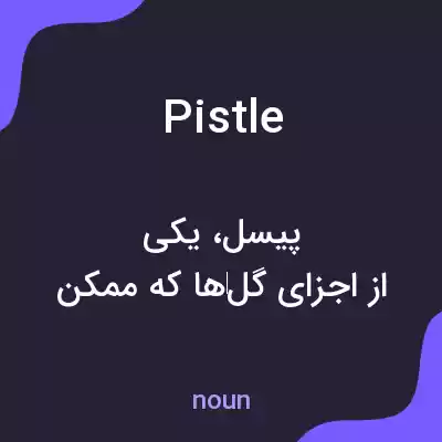 معنی pistle به فارسی معنی pistle به فارسی