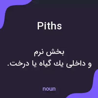 معنی piths به فارسی معنی piths به فارسی