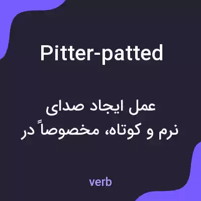 معنی pitter-patted به فارسی معنی pitter-patted به فارسی