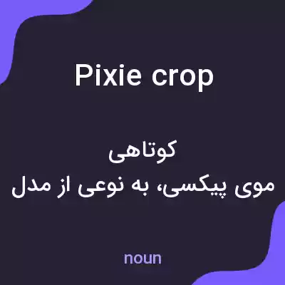 معنی pixie crop به فارسی معنی pixie crop به فارسی