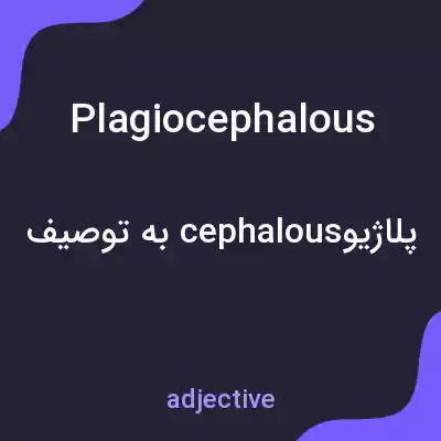 معنی plagiocephalous به فارسی معنی plagiocephalous به فارسی