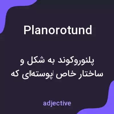 معنی planorotund به فارسی معنی planorotund به فارسی