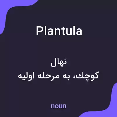 معنی plantula به فارسی معنی plantula به فارسی