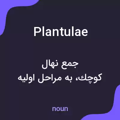 معنی plantulae به فارسی معنی plantulae به فارسی