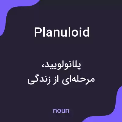 معنی planuloid به فارسی معنی planuloid به فارسی