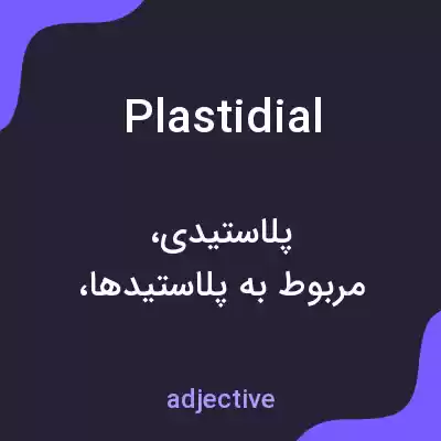 معنی plastidial به فارسی معنی plastidial به فارسی