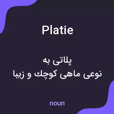 معنی platie به فارسی معنی platie به فارسی