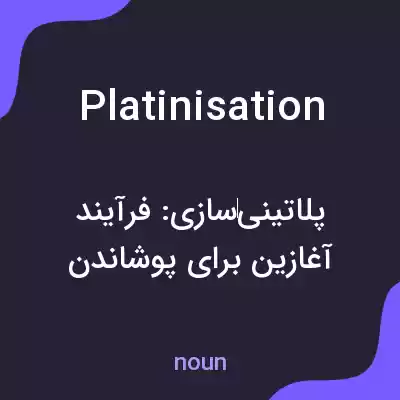 معنی platinisation به فارسی معنی platinisation به فارسی