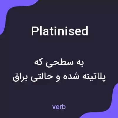 معنی platinised به فارسی معنی platinised به فارسی