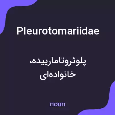 معنی pleurotomariidae به فارسی معنی pleurotomariidae به فارسی