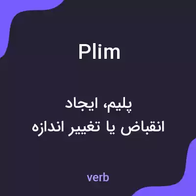 معنی plim به فارسی معنی plim به فارسی