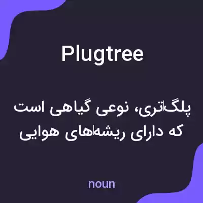 معنی plugtree به فارسی