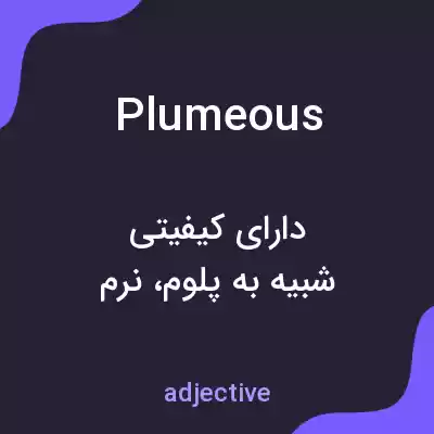 معنی plumeous به فارسی معنی plumeous به فارسی