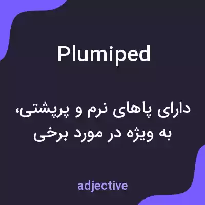 معنی plumiped به فارسی معنی plumiped به فارسی