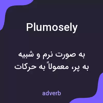 معنی plumosely به فارسی معنی plumosely به فارسی
