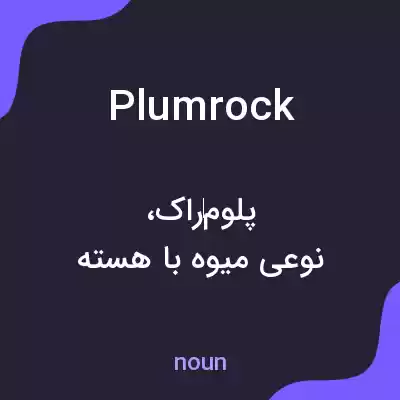 معنی plumrock به فارسی معنی plumrock به فارسی