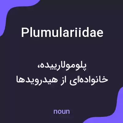معنی plumulariidae به فارسی معنی plumulariidae به فارسی