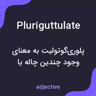 معنی pluriguttulate به فارسی معنی pluriguttulate به فارسی