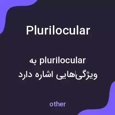 معنی plurilocular به فارسی معنی plurilocular به فارسی