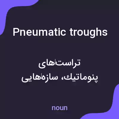 معنی pneumatic troughs به فارسی معنی pneumatic troughs به فارسی
